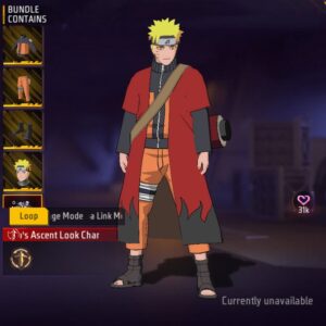 Naruto's Ascent Look Changer Sage mode