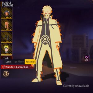 Naruto's Ascent Look Changer Kurama mode