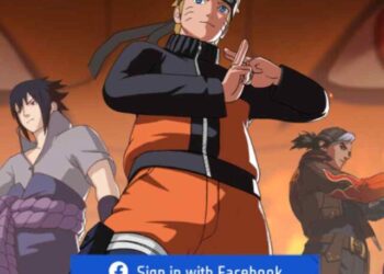 Free Fire x Naruto Login Screen