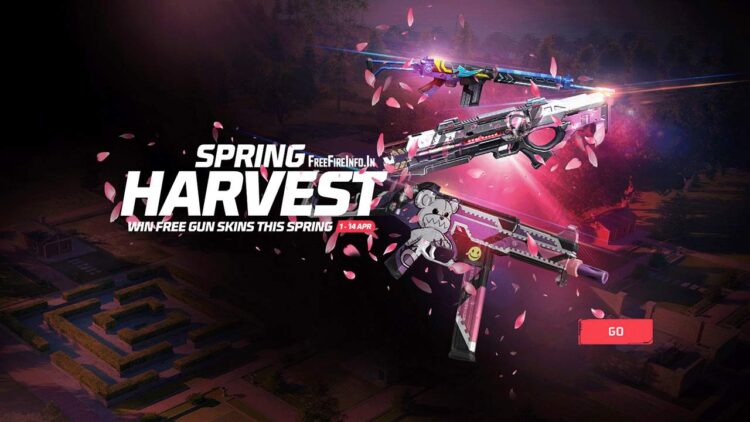 Get Free Gun Skins from Spring Harvest Event of Free Fire