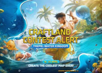 Get 2000 Diamonds for Free! Join Craftland Water Kingdom Contest - Full Details