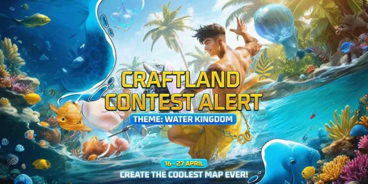Get 2000 Diamonds for Free! Join Craftland Water Kingdom Contest - Full Details