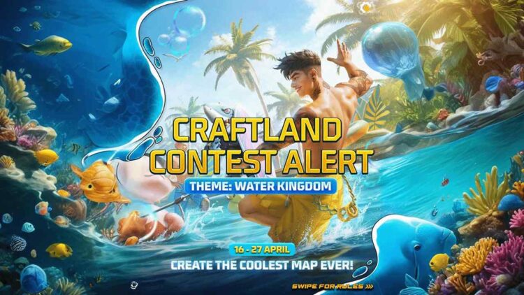 Get 2000 Diamonds for Free! Join Craftland Water Kingdom Contest - Full Details