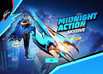 New Midnight Action Skydive Coming to Free Fire in Faded Wheel Event
