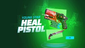 Free Fire New 'Young Star' Heal Pistol Skin Coming in Faded Wheel Event