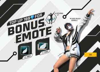 Get Free Soaring Up Emote in June Month's Top Up Event of Free Fire - Claim Aero Ready Bundle