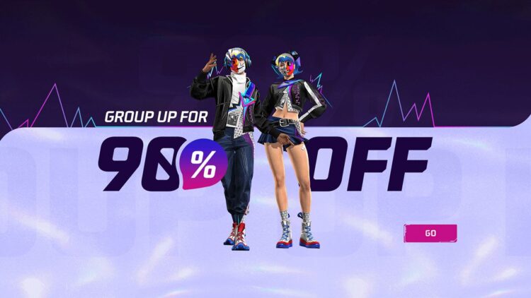 Get Upto 90% Off! Free Fire Group Discount New Discount Event is Coming