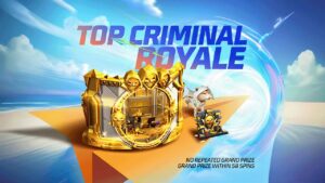 Golden Criminal Themed Top Criminal Royale Event is Coming! Obtain Exclusive Golden Vault Gloo Wall
