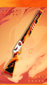 Burning Hearts Booyah Pass Weapon Skin
