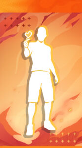 Burning Hearts Booyah Pass Emote