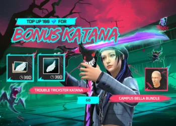 Get Free Trouble Trickster Katana from Trouble Top Up Event