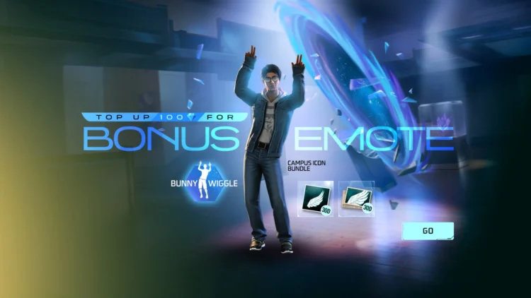 Get Free Bunny Wiggle Emote from Bunny Top Up Event