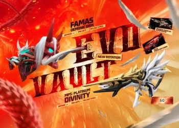 December 2025 Evo Vault Event of Free Fire! Unlock Evo MP5 - Platinum Divinity