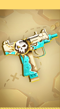 Golden Voyage Booyah Pass Mini UZI Skin