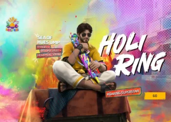 Holi Ring Event: Roaring Superstar Bundle and UMP – Sea of Hues Arrive in Free Fire MAX