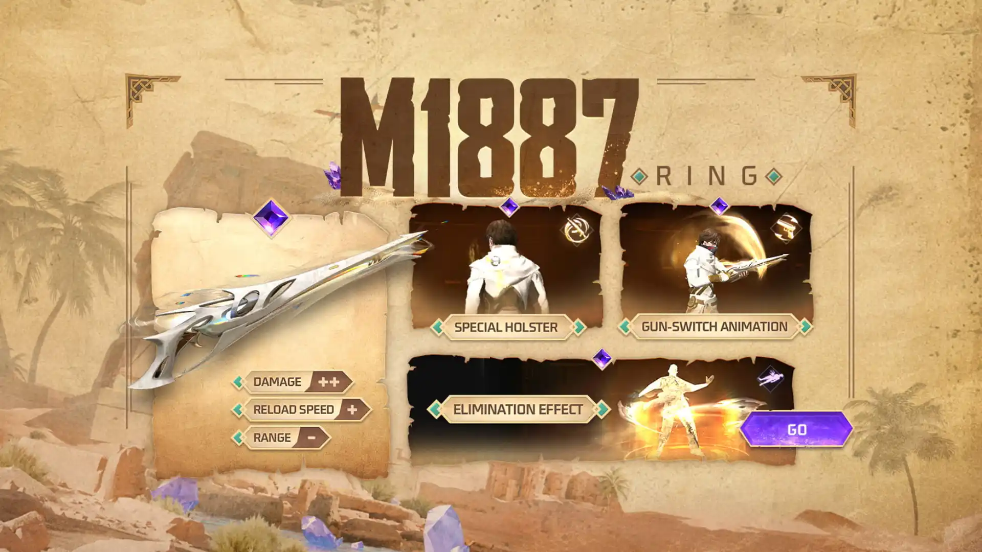 M1887 Ring Event: Sandstorm Shimmer Shotgun Skin Arrives in Free Fire ...