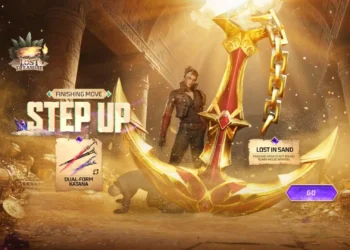 New Finishing Move “Lost in Sand” & Gemlight Blade Katana Arrive in Event in Free Fire MAX
