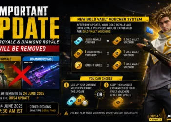 Gold Royale & Diamond Royale Are Officially Removing From Free Fire MAX