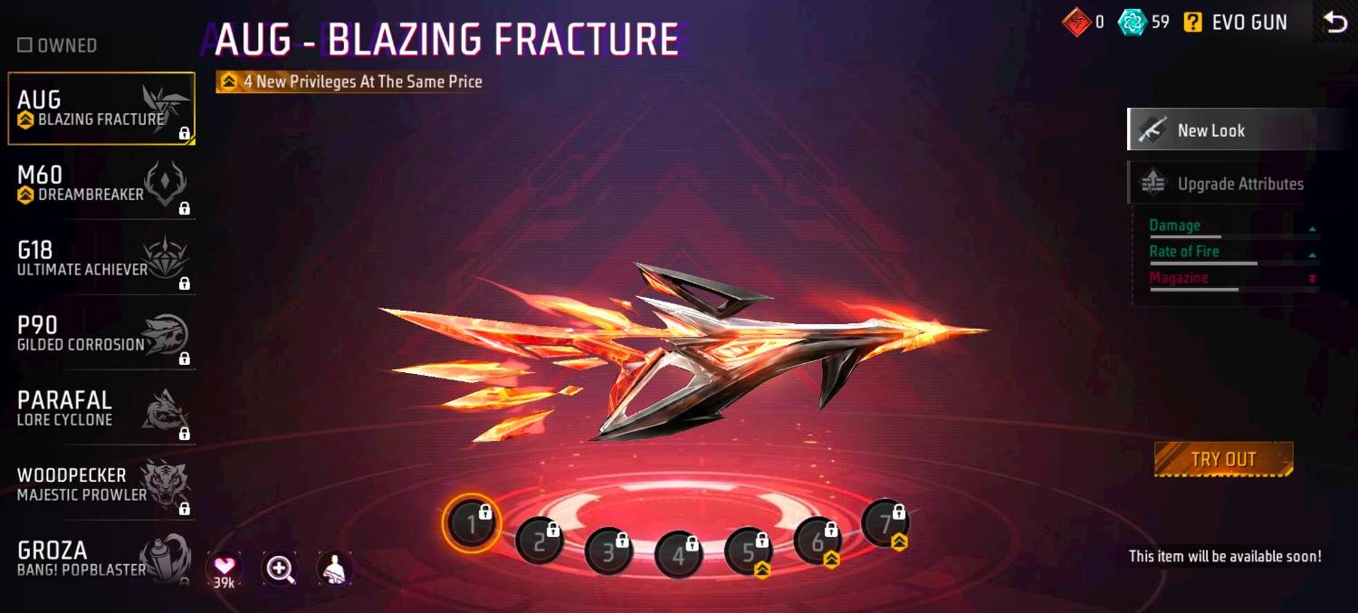 AUG - Blazing Fracture Level 1