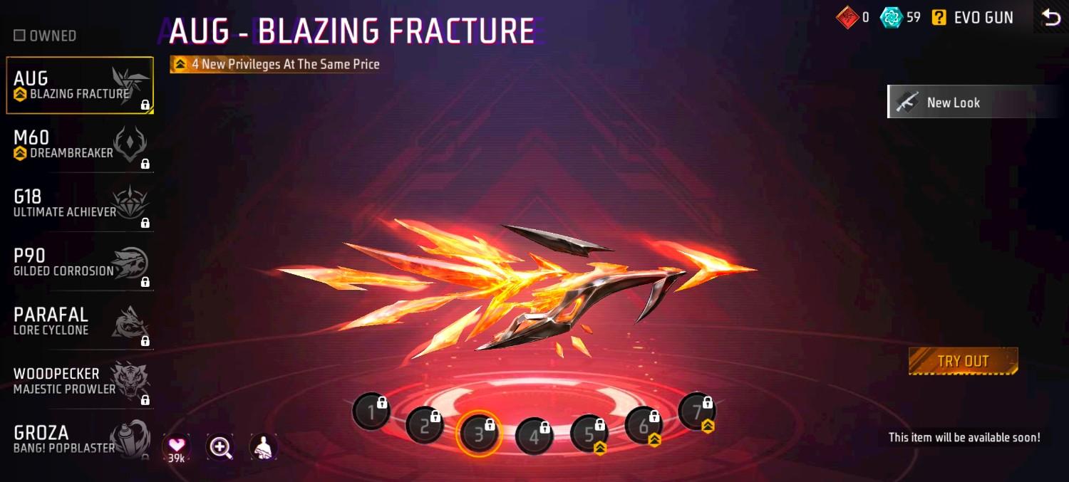 AUG - Blazing Fracture Level 3