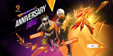 Free Fire 9th Anniversary Ring Event 2026 Rewards, Spin Cost & Grand Prizes