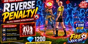 Reverse Penalty Multiple Teammate Interaction Emote is Coming in Faded Wheel Event